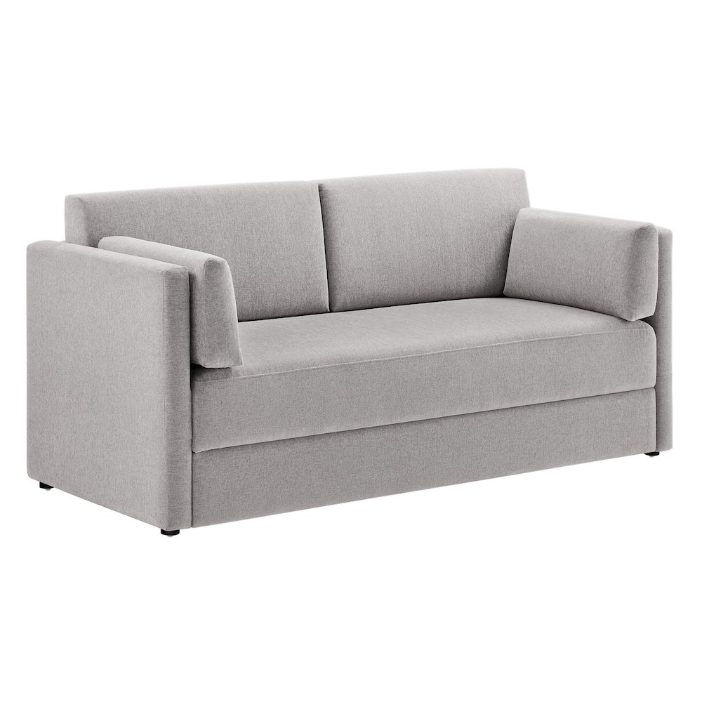 Linden Upholstered Heathered Chenille Sofa. Picture 1