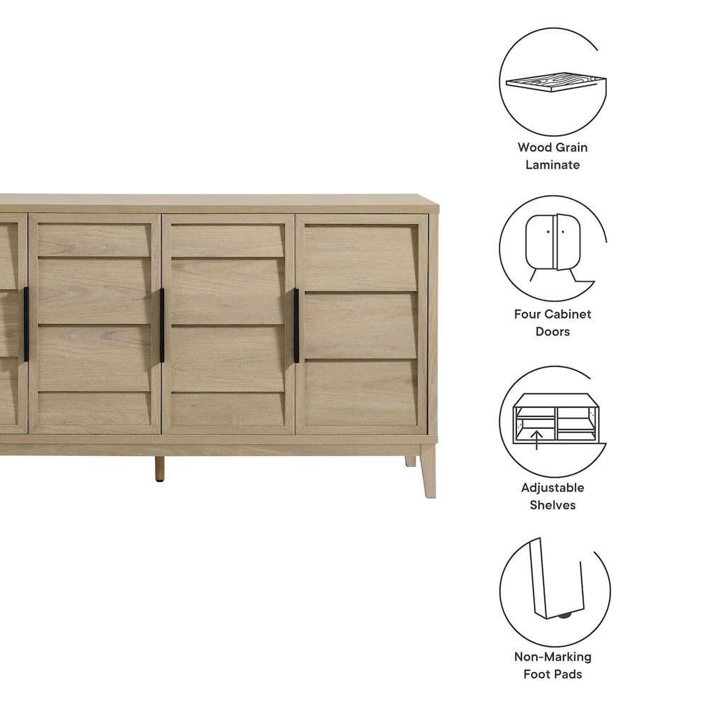 Sinya 4-Door Sideboard. Picture 2