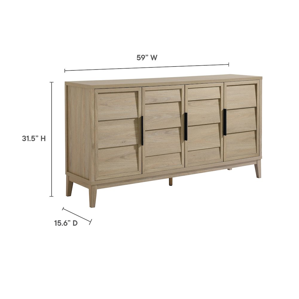 Sinya 4-Door Sideboard. Picture 3