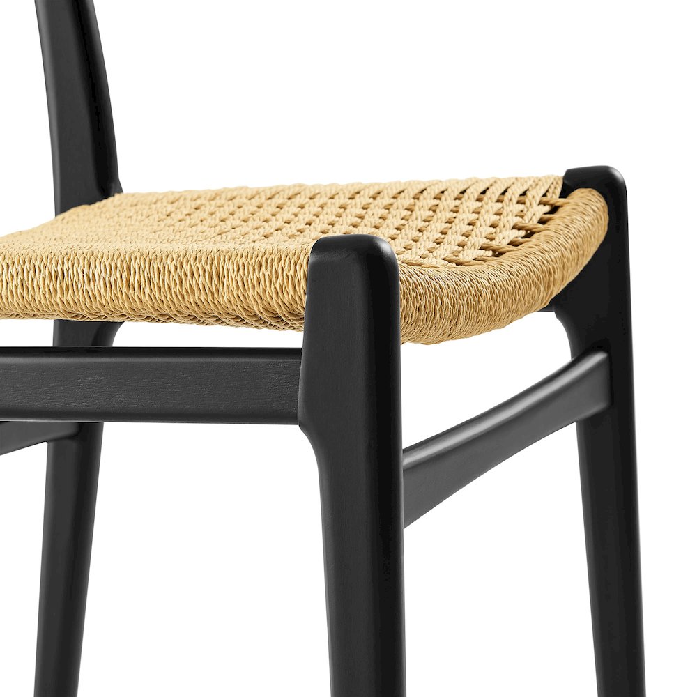 Wynn Rope and Wood Dining Side Chairs Set of 2. Picture 8