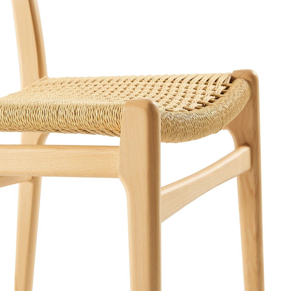Wynn Rope and Wood Dining Side Chairs Set of 2. Picture 8