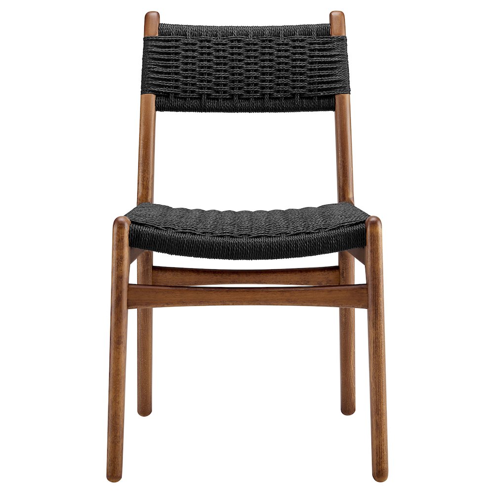 Wynn Rope and Wood Dining Side Chairs Set of 2. Picture 7