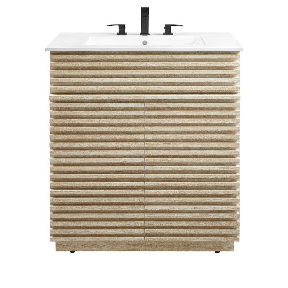 Render 30" Bathroom Vanity With Sink. Picture 5