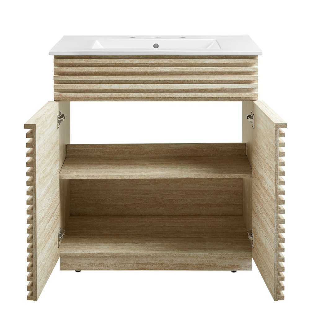 Render 30" Bathroom Vanity With Sink. Picture 6