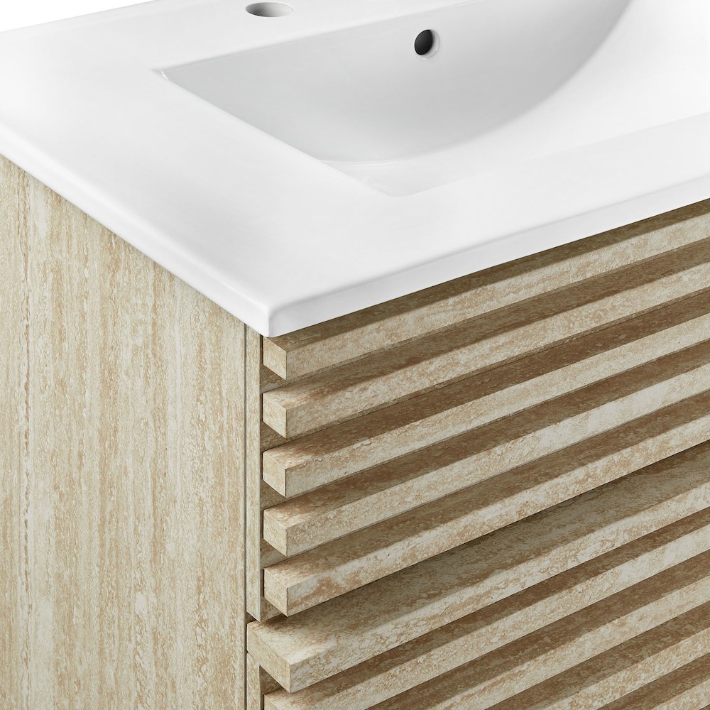 Render 30" Bathroom Vanity With Sink. Picture 8