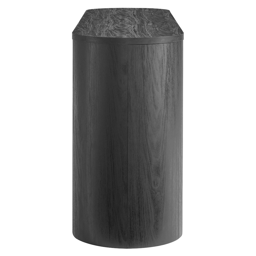 Duval 71" Rounded Sideboard Storage Cabinet. Picture 4