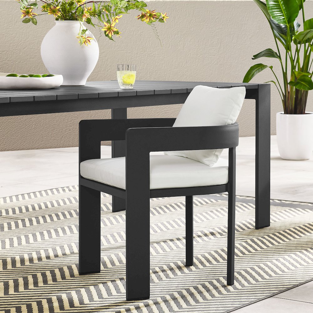Tahoe Outdoor Patio Aluminum Dining Chair. Picture 8