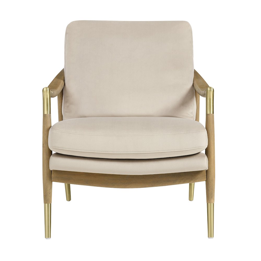 Langford Performance Velvet Accent Armchair. Picture 6