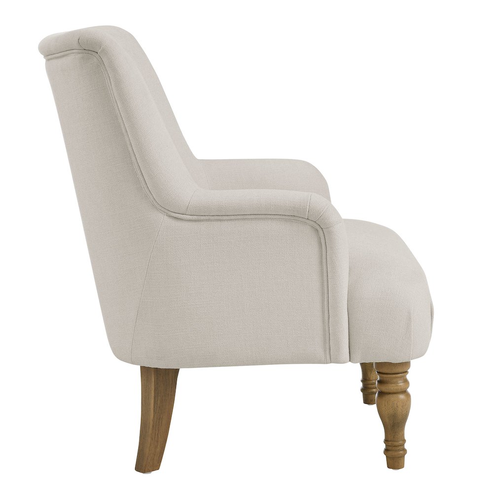 Ellington Fabric Upholstered Accent Armchair. Picture 4