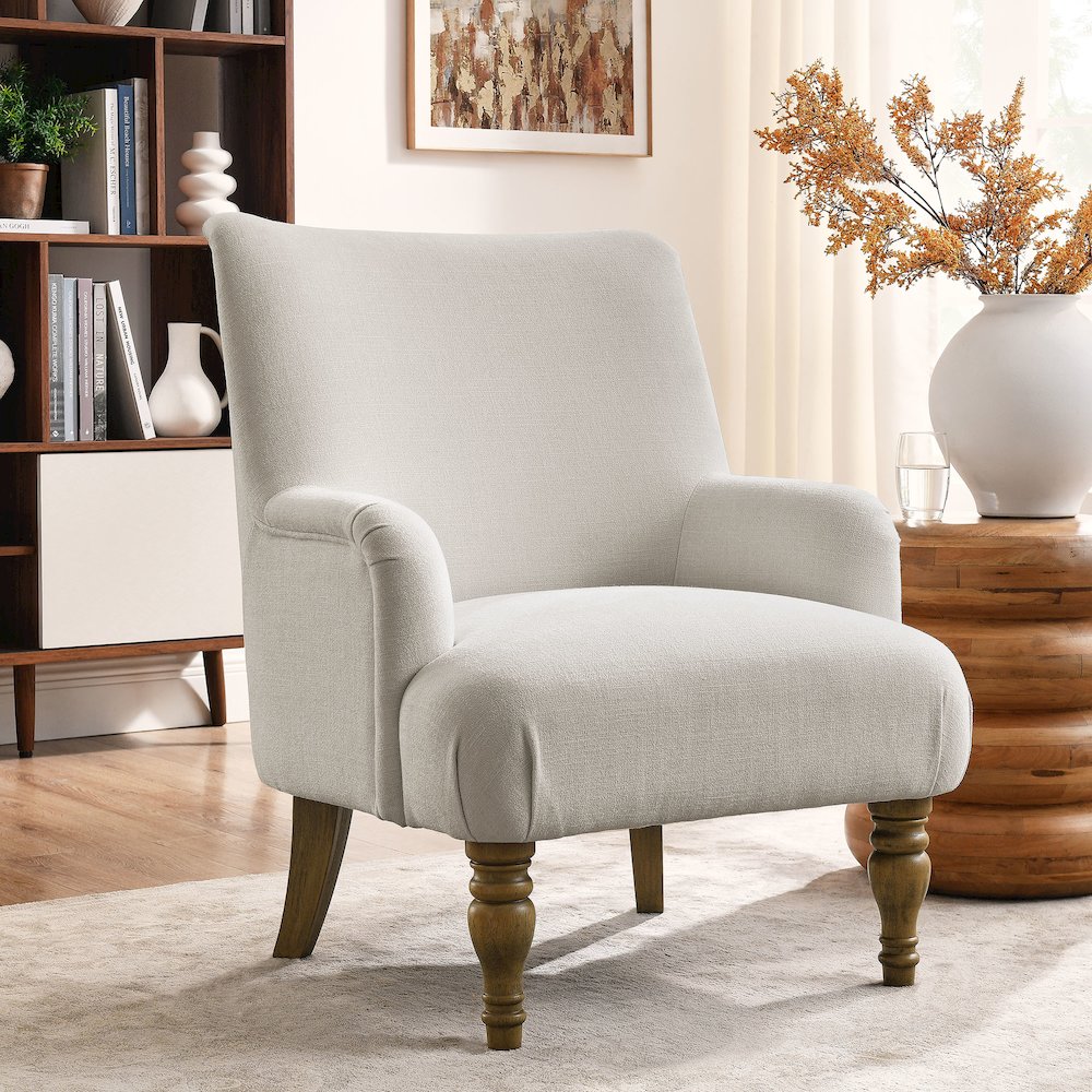 Ellington Fabric Upholstered Accent Armchair. Picture 8