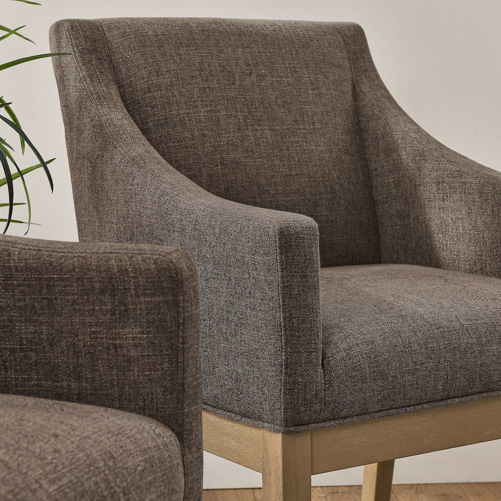 Alton Fabric Upholstered Dining Armchair. Picture 9
