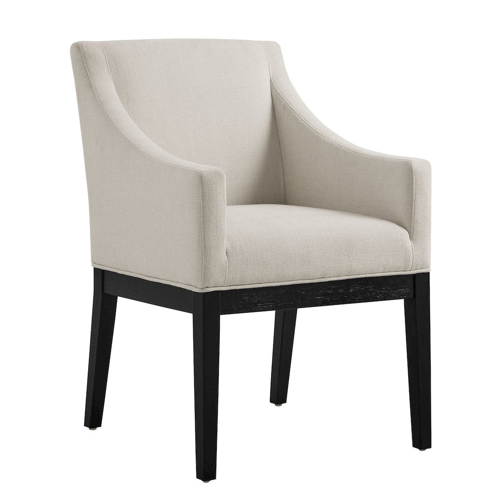 Alton Fabric Upholstered Dining Armchair. Picture 1