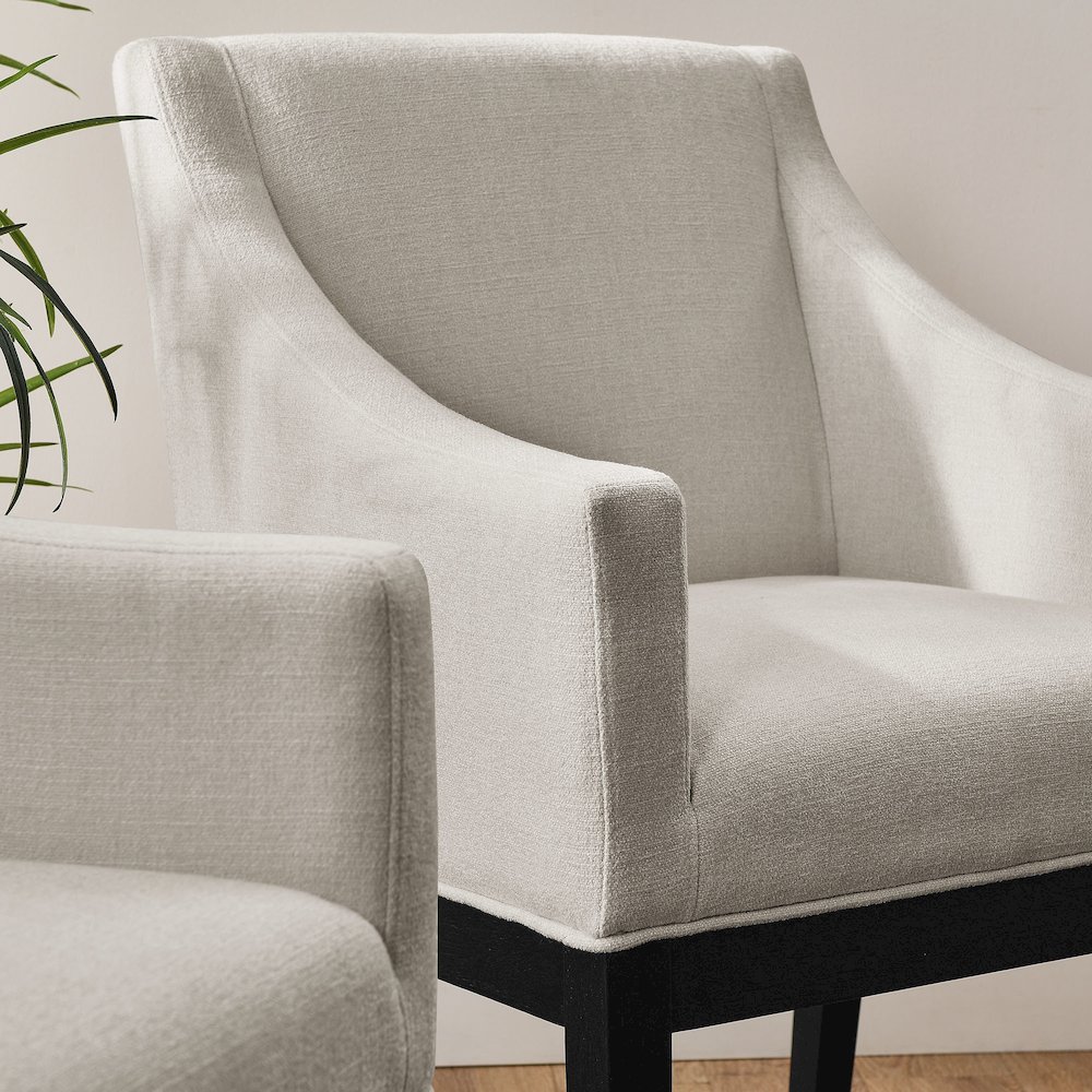 Alton Fabric Upholstered Dining Armchair. Picture 9