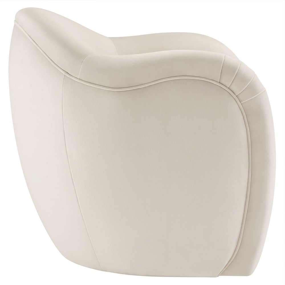 Compose Performance Velvet Accent Chair. Picture 4