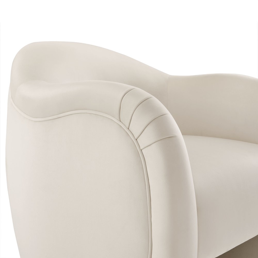 Compose Performance Velvet Accent Chair. Picture 7