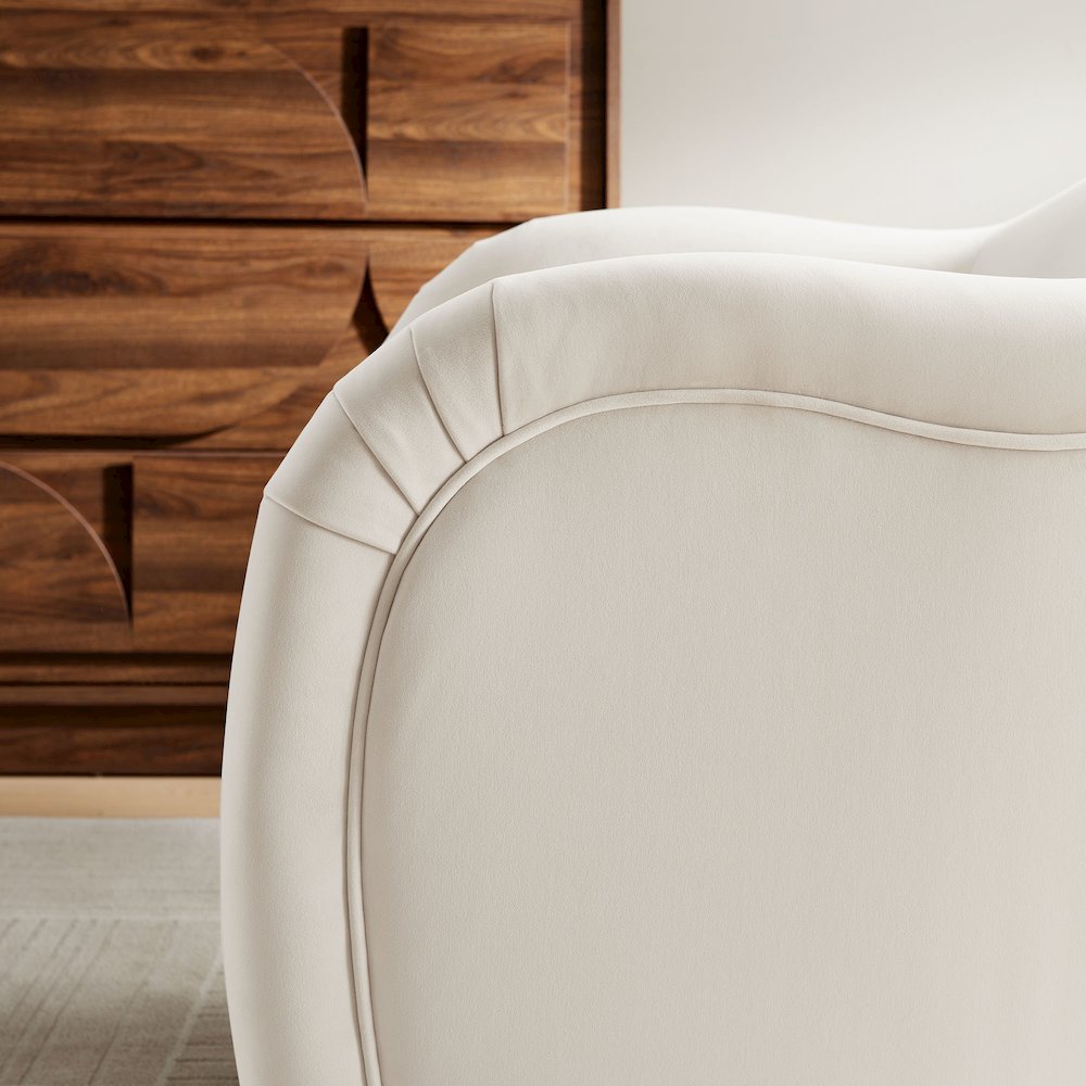 Compose Performance Velvet Accent Chair. Picture 9