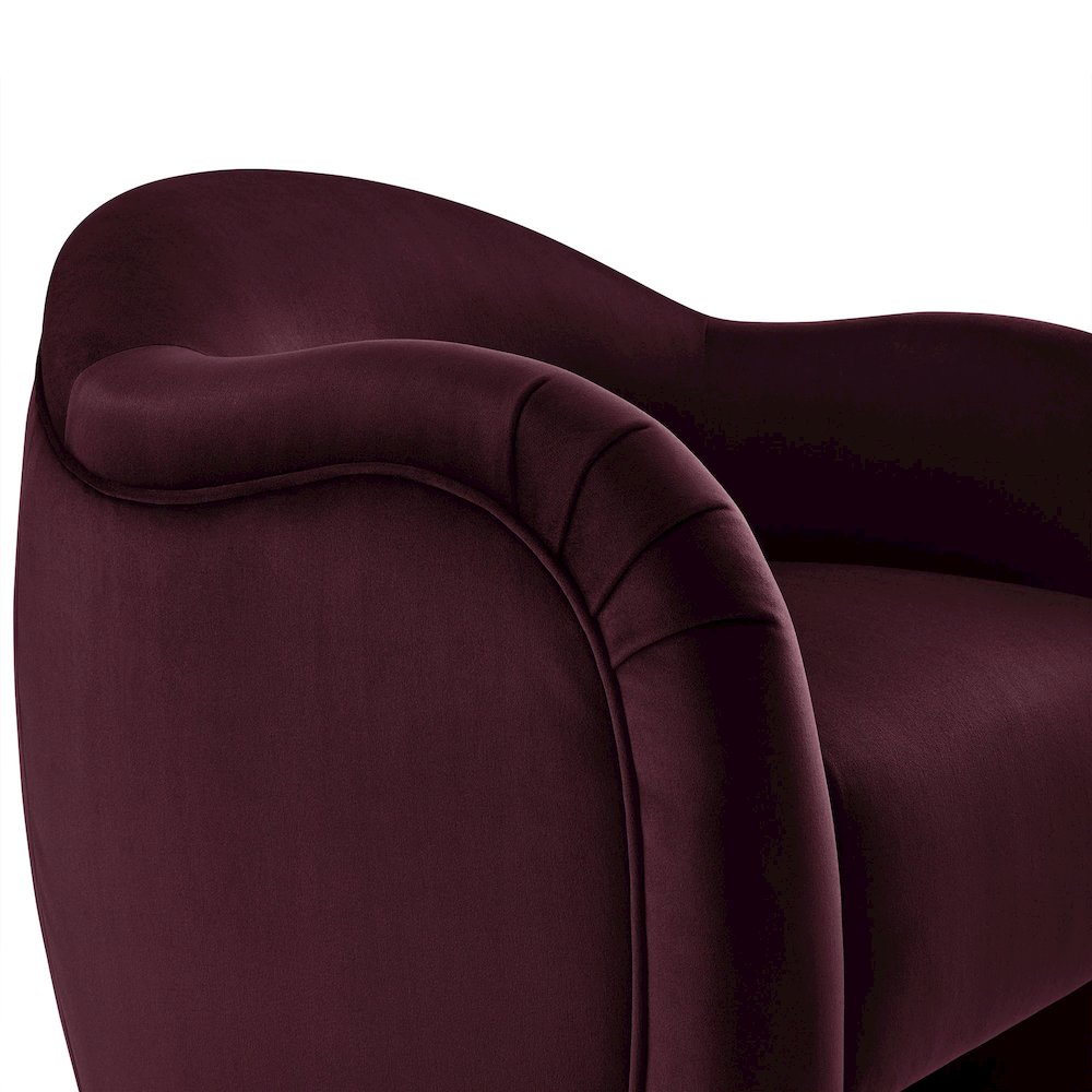 Compose Performance Velvet Accent Chair. Picture 7