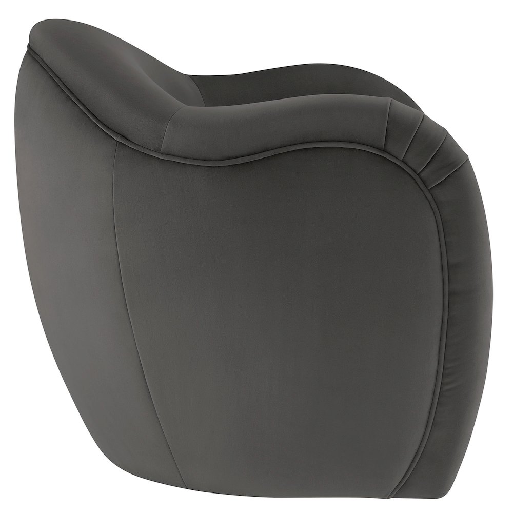 Compose Performance Velvet Accent Chair. Picture 4