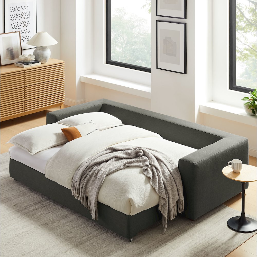 Commix Down Filled Overstuffed Sleeper Sofa. Picture 18