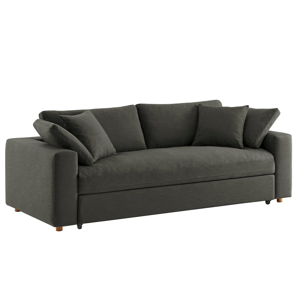 Commix Down Filled Overstuffed Sleeper Sofa. Picture 1