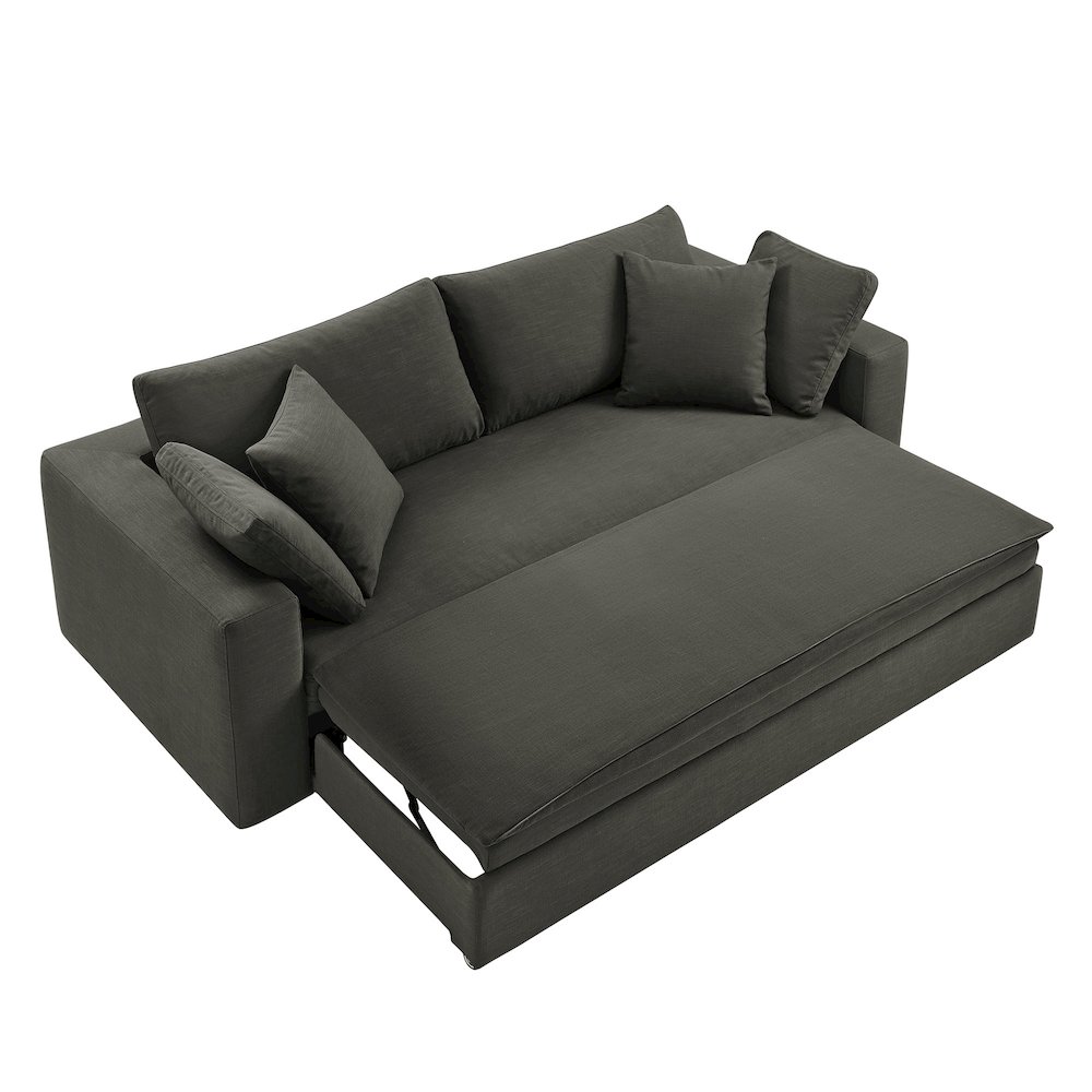 Commix Down Filled Overstuffed Sleeper Sofa. Picture 7