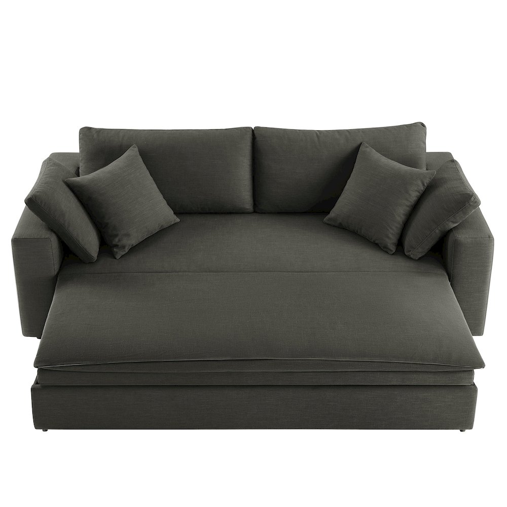 Commix Down Filled Overstuffed Sleeper Sofa. Picture 8
