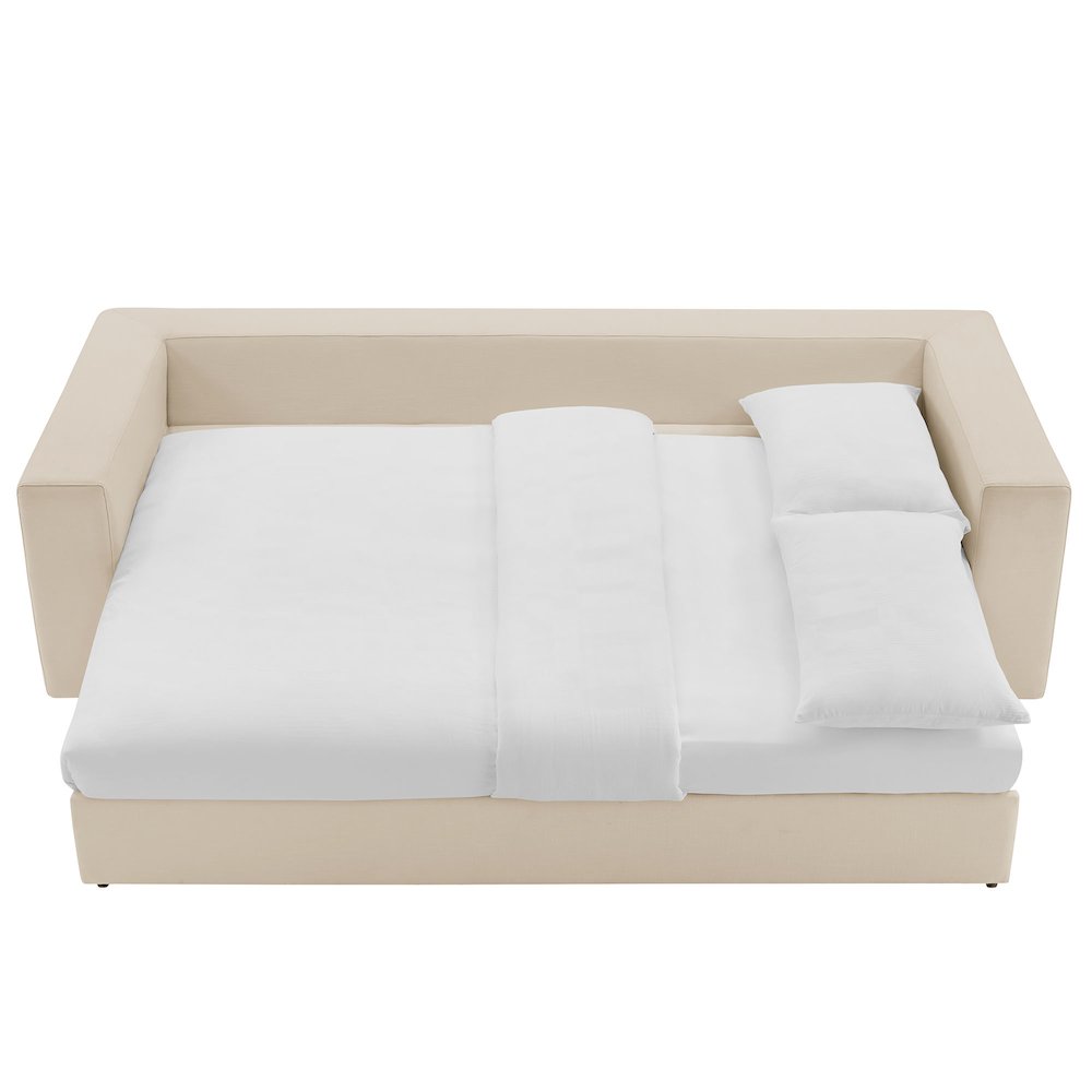 Commix Down Filled Overstuffed Sleeper Sofa. Picture 10