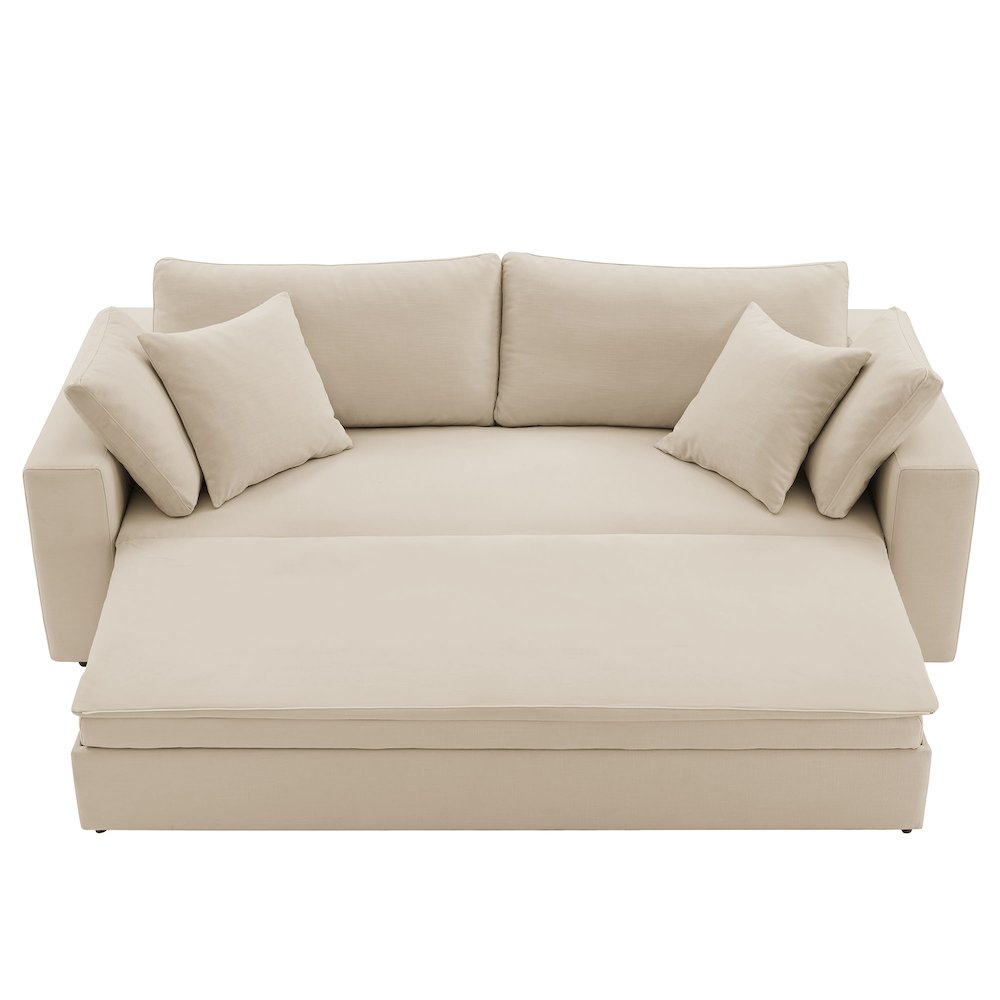 Commix Down Filled Overstuffed Sleeper Sofa. Picture 8