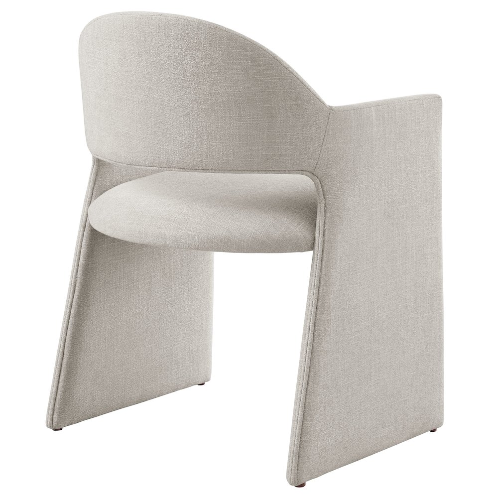 Talia Upholstered Fabric Dining Armchair. Picture 5