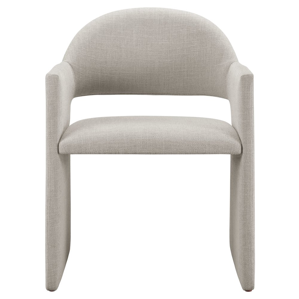 Talia Upholstered Fabric Dining Armchair. Picture 6