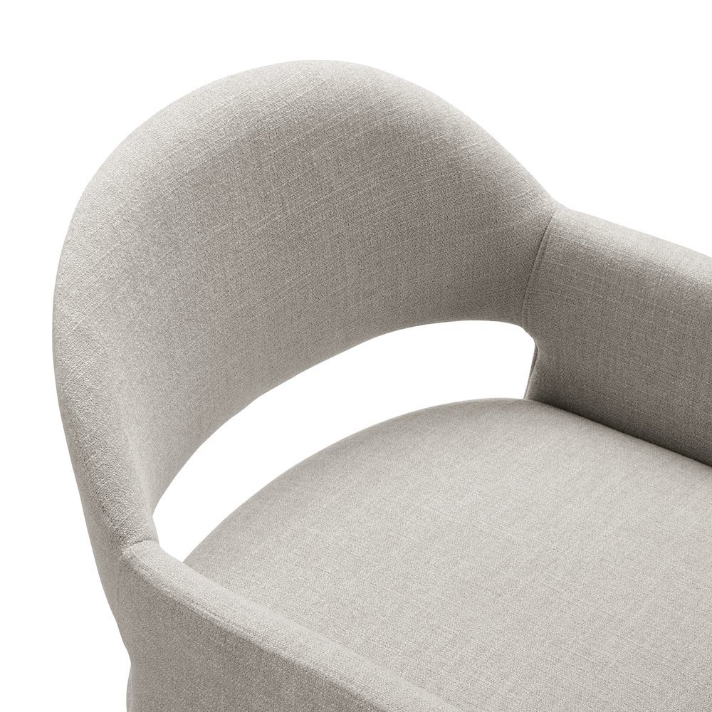 Talia Upholstered Fabric Dining Armchair. Picture 7