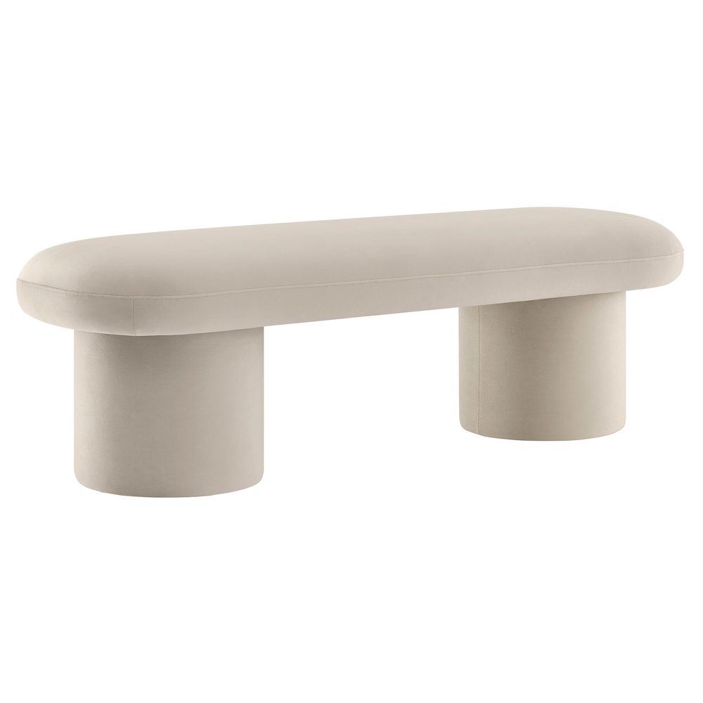 Orla Performance Velvet Bench. Picture 1