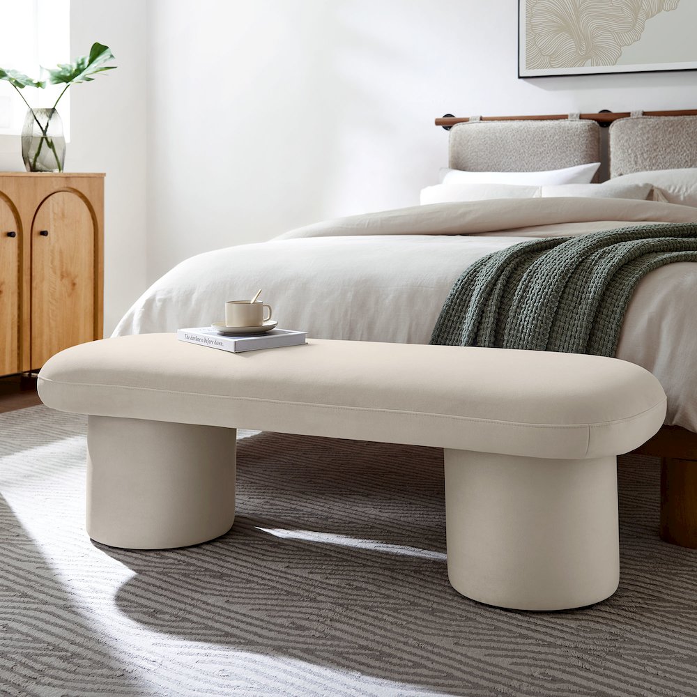 Orla Performance Velvet Bench. Picture 8