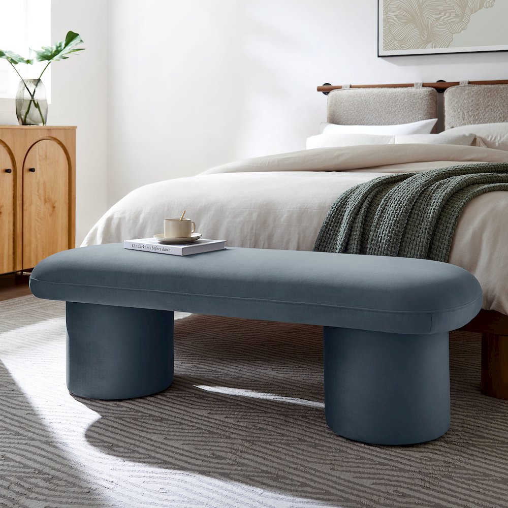 Orla Performance Velvet Bench. Picture 8