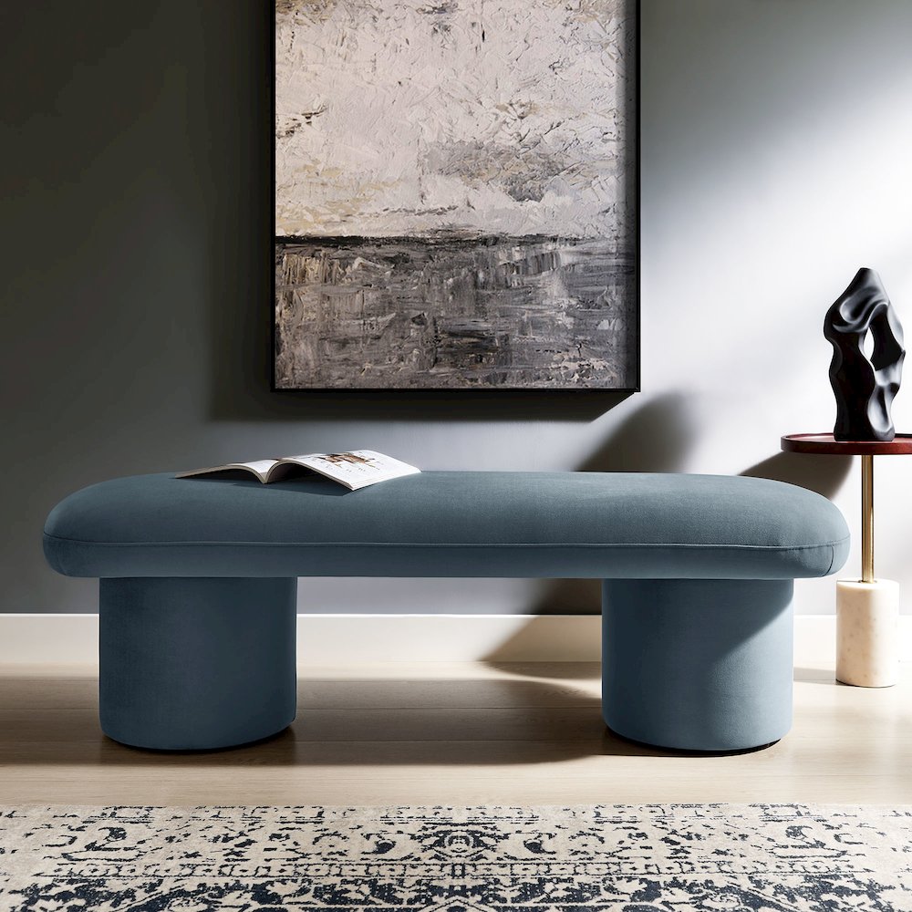 Orla Performance Velvet Bench. Picture 9