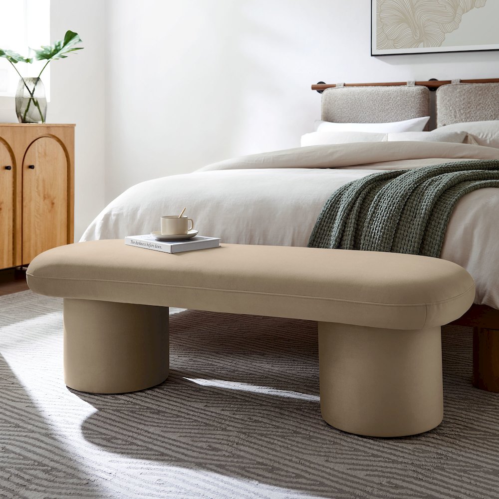 Orla Performance Velvet Bench. Picture 8