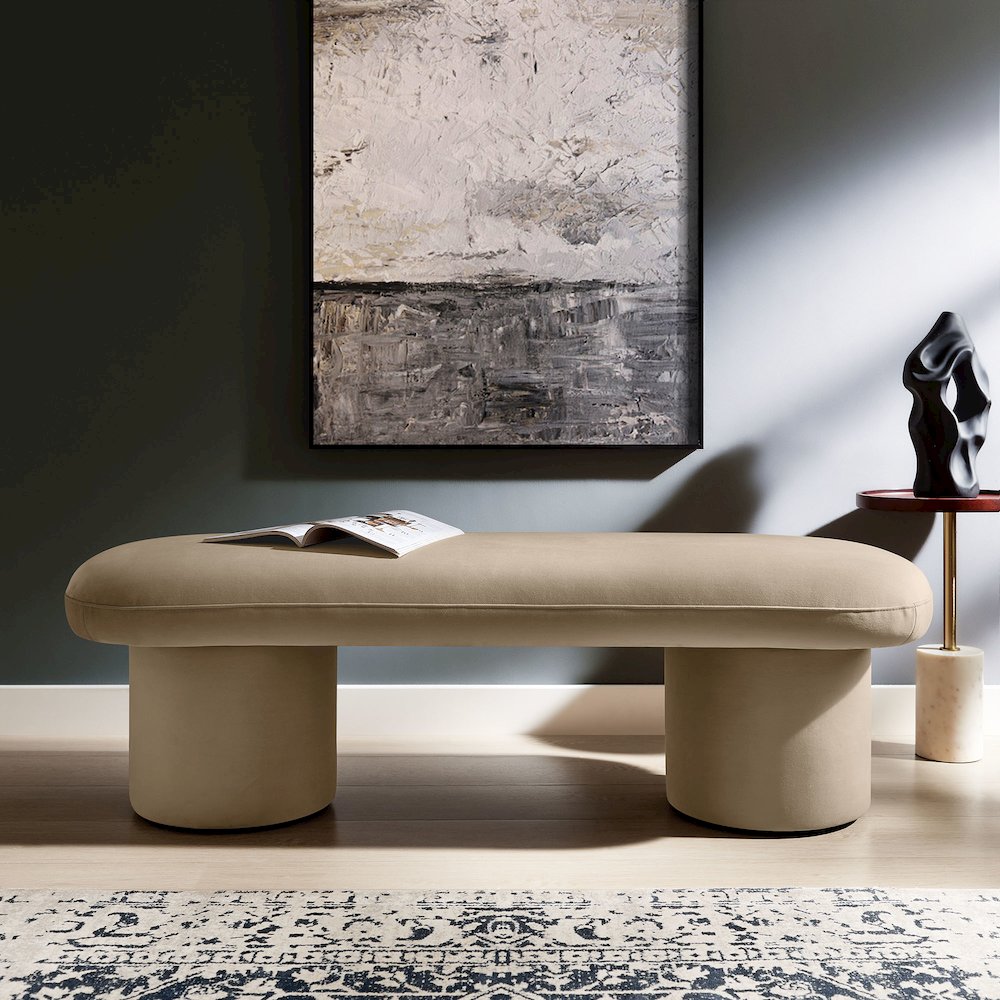 Orla Performance Velvet Bench. Picture 9