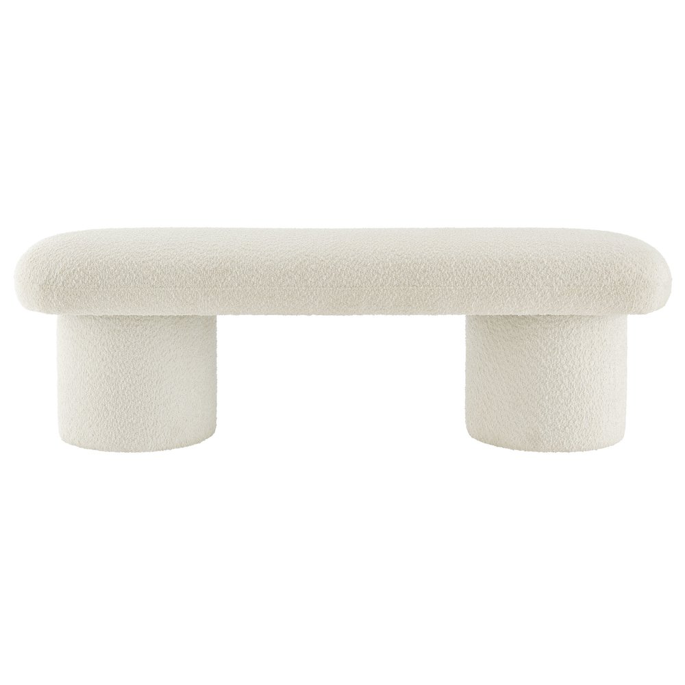 Orla Chenille Upholstered Bench. Picture 5