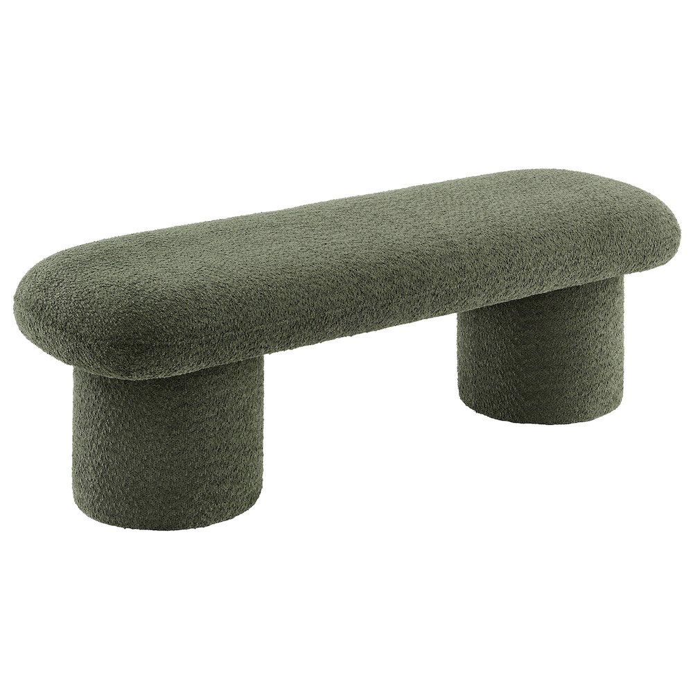 Orla Chenille Upholstered Bench. Picture 6