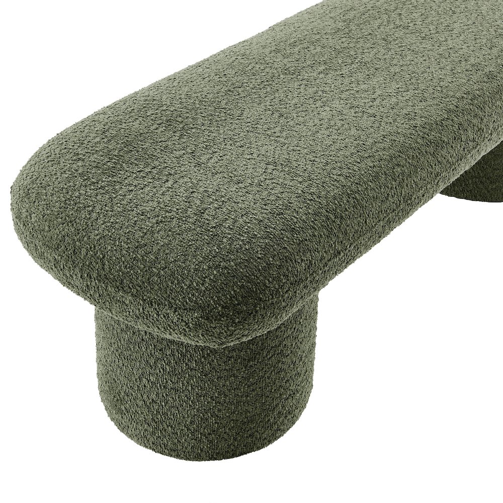 Orla Chenille Upholstered Bench. Picture 7