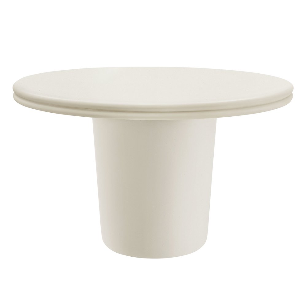 Brion 48" Indoor - Outdoor Patio Concrete Round Dining Table. Picture 1