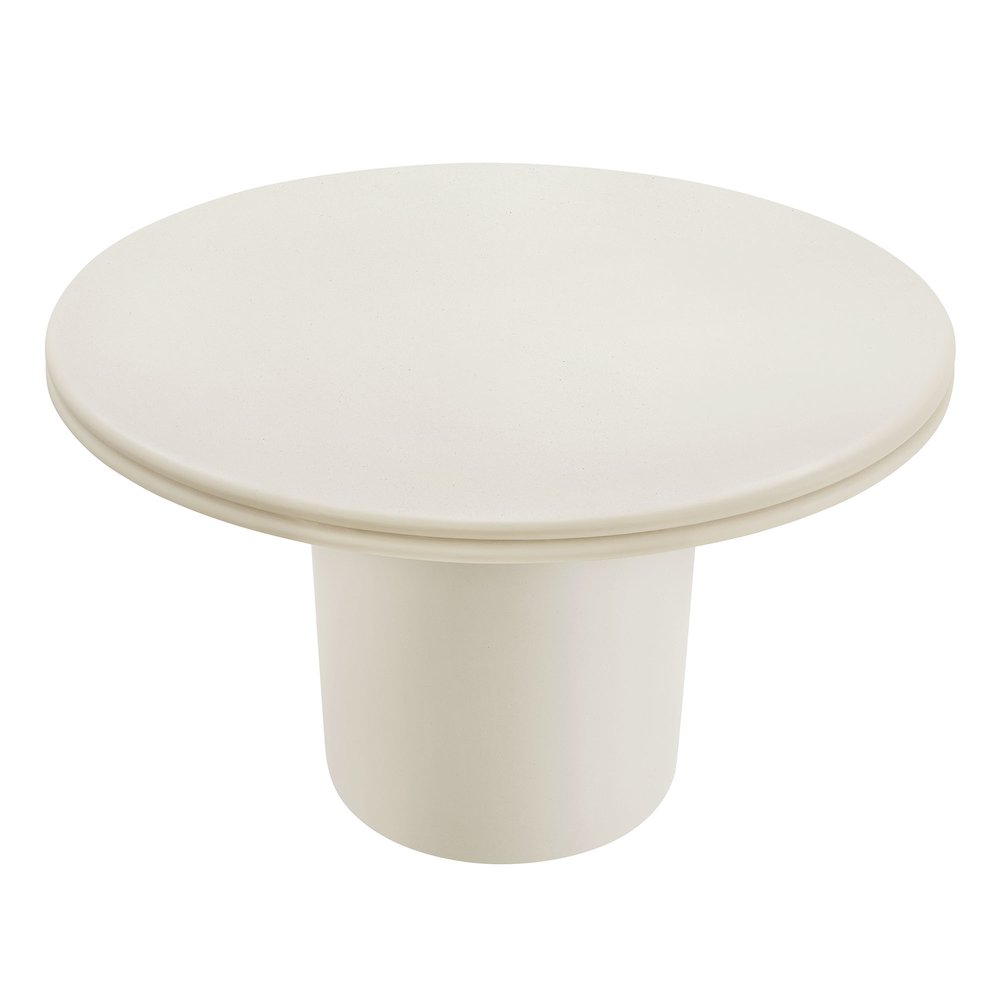 Brion 48" Indoor - Outdoor Patio Concrete Round Dining Table. Picture 4