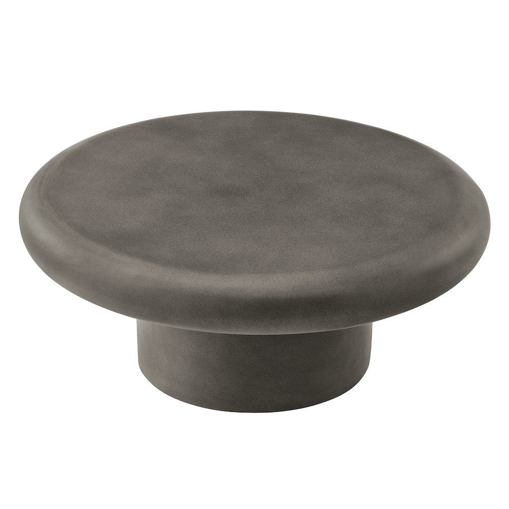 Argos Indoor - Outdoor Patio Concrete Round Coffee Table. Picture 4