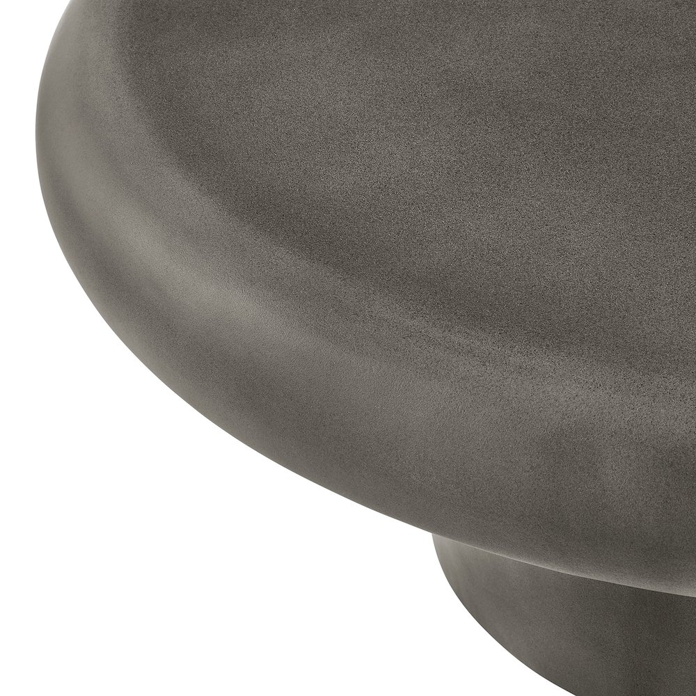 Argos Indoor - Outdoor Patio Concrete Round Coffee Table. Picture 5