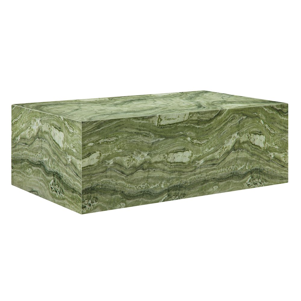 Jordana Square Plinth Indoor - Outdoor Patio Concrete Coffee Table. Picture 1
