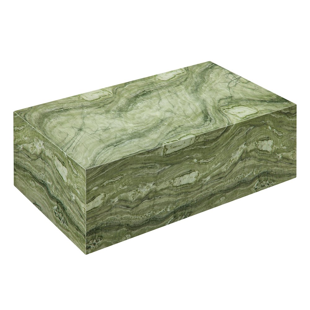 Jordana Square Plinth Indoor - Outdoor Patio Concrete Coffee Table. Picture 6