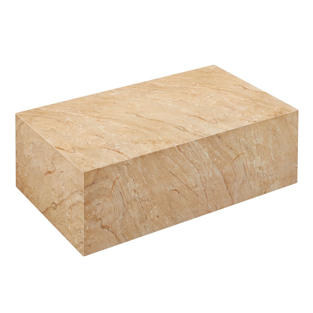 Jordana Square Plinth Indoor - Outdoor Patio Concrete Coffee Table. Picture 6
