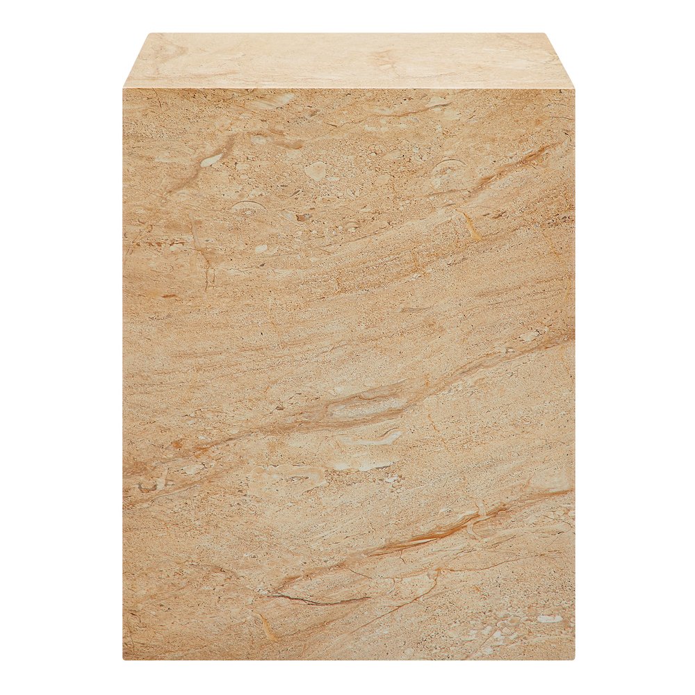 Jordana Square Plinth Indoor - Outdoor Patio Concrete Side Table. Picture 5