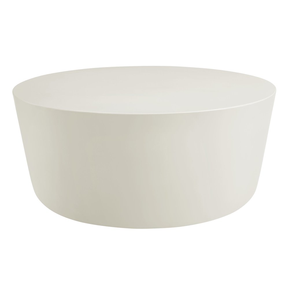 Brion Round Indoor - Outdoor Patio Concrete Coffee Table. Picture 1