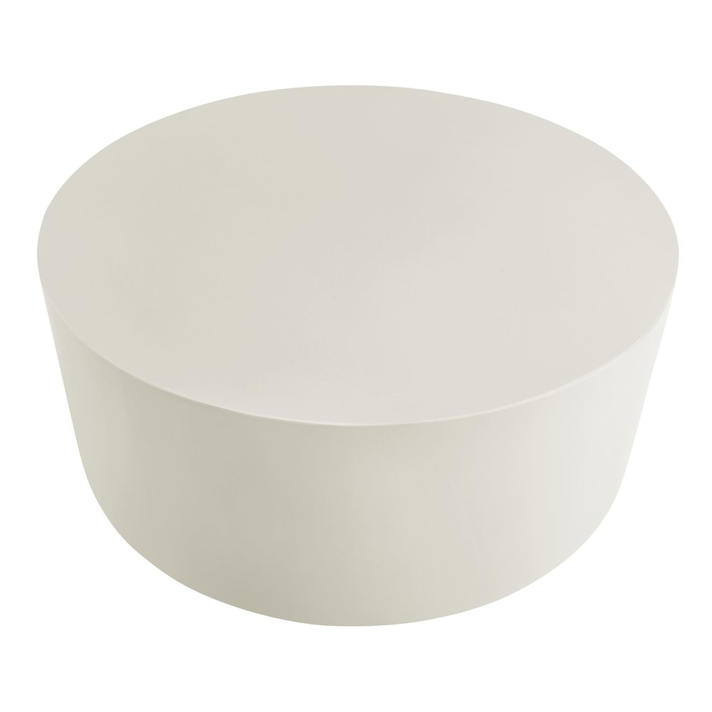 Brion Round Indoor - Outdoor Patio Concrete Coffee Table. Picture 5
